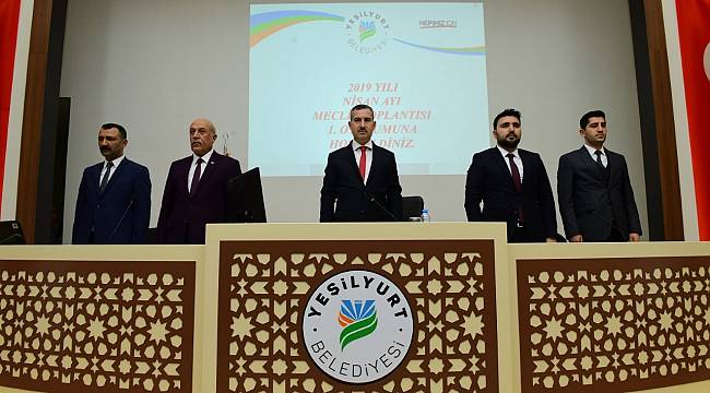 YEŞİLYURT BELEDİYE MECLİSİNİN YENİ ÜYELERİ, İLK TOPLANTIYI GEDİK KÜLTÜR MERKEZİNDE YAPTI