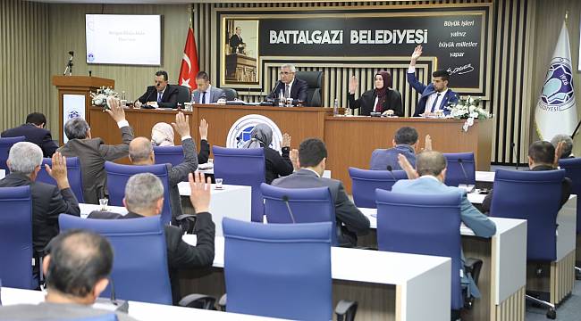 BATTALGAZİ BELEDİYE MECLİSİ, MAYIS AYI OLAĞAN TOPLANTISINI YAPTI