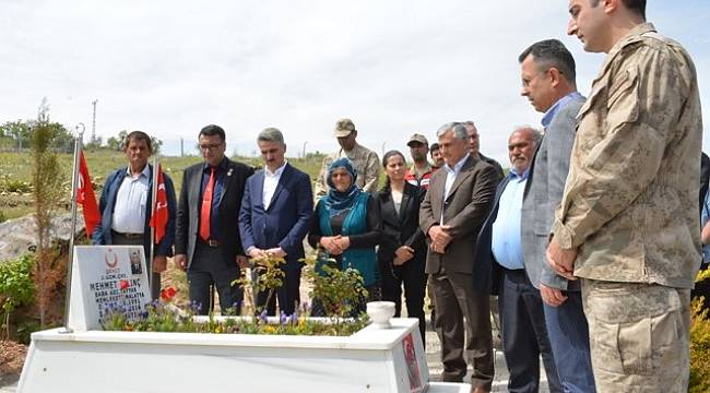 Vali Baruş Şehit Mehmet Kılınç için Okunan Mevlid’e Katıldı