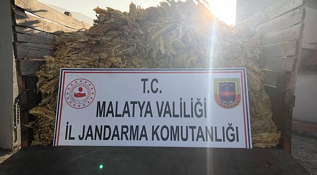 Malatya'da , Tütün Hırsızı 2.000 kg Tütün ile Yakayı Ele Verdi...