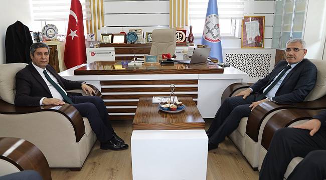 BAŞKAN GÜDER’DEN MİLLİ EĞİTİM MÜDÜRÜ TATLI’YA ZİYARET