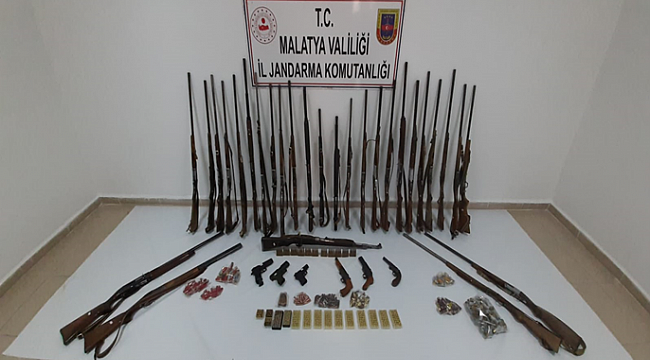 Malatya’da Jandarma’dan Silah Kaçakçılarına Operasyon..