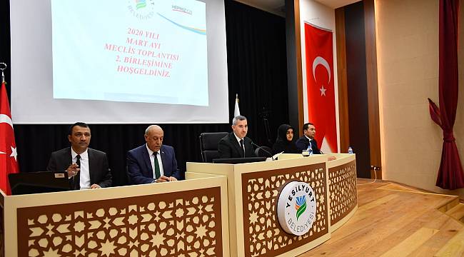 Yeşilyurt Belediye Meclisi Mart Ayı Çalışmalarını Tamamladı