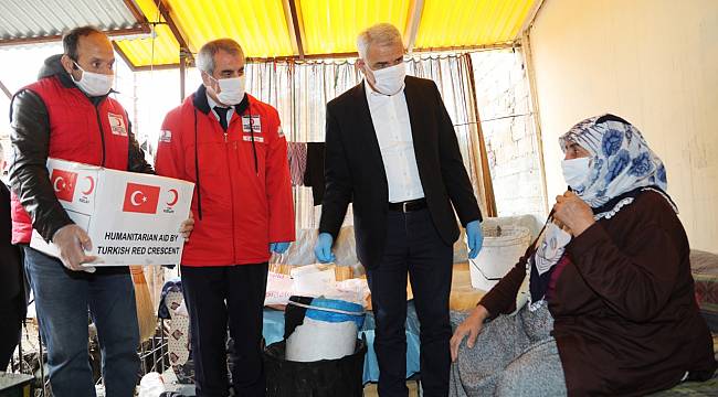 BATTALGAZİ BELEDİYESİ VE KIZILAY, İHTİYAÇ SAHİPLERİNİ UNUTMADI