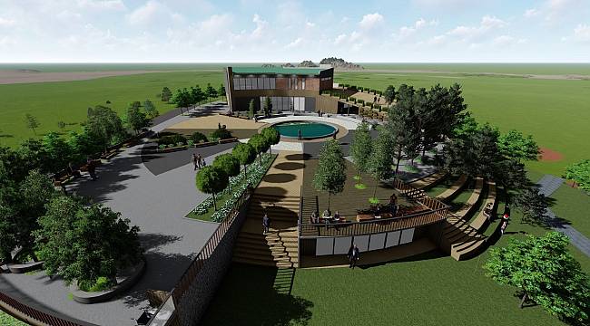 YEŞİLYURT BELEDİYESİNİN VİZYONEL YATIRIMLARINDAN ŞAHİNTEPESİ MACERA PARKI VE SOSYAL TESİSLERİ İÇİN İLK KAZMA VURULDU