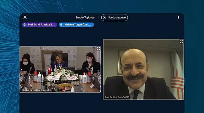 YÖK Başkanı Prof. Dr. Saraç, MTÜ Senatosu’na katıldı