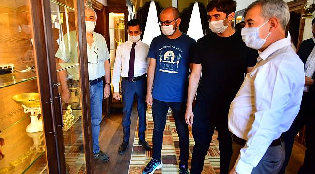 BAŞKAN ÇINAR, ‘KOKU’ FİLMİNİN OYUNCULARINI MİSAFİR ETTİ