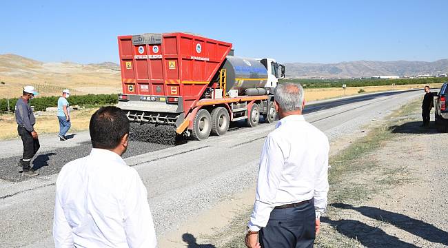 BATTALGAZİ BELEDİYESİ SOĞUK ASFALT ÜRETİM VE SERİM TESİSİ KURDU