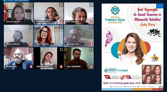 MTÜ Sanat Tasarım ve Mimarlık Fakültesi açılış dersi Sanatçı Tuzcuoğlu’ndan