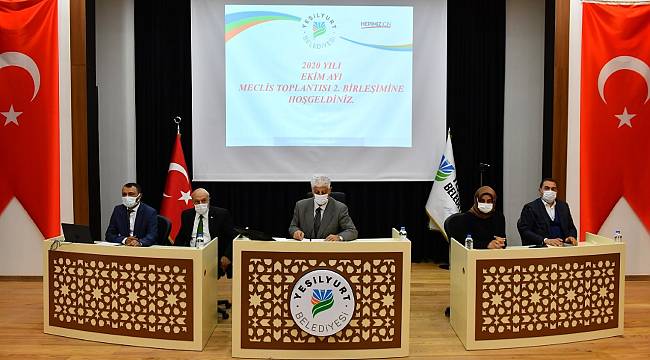 Yeşilyurt Belediye Meclisi, Ekim Ayı Toplantılarına Devam Ediyor