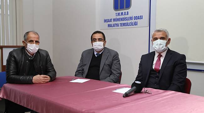 BAŞKAN GÜDER’DEN İNŞAAT MÜHENDİSLERİ ODASI’NA ZİYARET