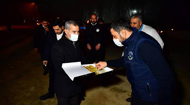 BAŞKAN ÇINAR, KOZLUK MAHALLESİNDE Kİ ‘POLİS KONTROL NOKTASI’ İNŞAAT ALANINI İNCELEDİ