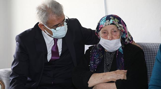 GÖRME ENGELLİ AİLEYE BAŞKAN GÜDER’DEN ANLAMLI ZİYARET