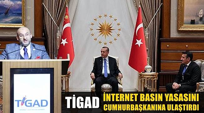İnternet basın yasası taslağı Cumhurbaşkanı Erdoğan'a ulaştırıldı 