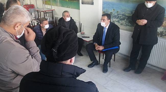 Tüfenkci’den taksici esnafına ziyaret 