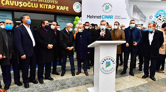 YEŞİLYURT BELEDİYESİ, EĞİTİM YATIRIMLARINA ÇAVUŞOĞLU KİTAP KAFE’Yİ DE EKLEDİ