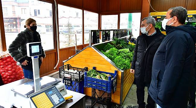 YEŞİLYURT BELEDİYESİ YEŞİL GIDA MARKETLERE VATANDAŞLAR YOĞUN İLGİ GÖSTERİYOR