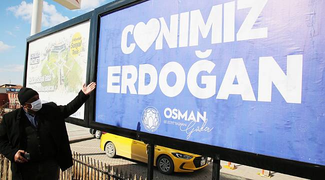 BATTALGAZİ’DE “CANIMIZ ERDOĞAN” GÖRSELİ BÜYÜK İLGİ GÖRDÜ