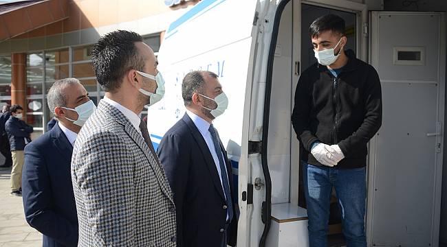 BÜYÜKŞEHİR’DEN PERSONELE MOBİL SAĞLIK TARAMASI