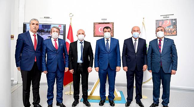 MHP YEŞİLYURT İLÇE TEŞKİLATINDAN BAŞKAN GÜRKAN’A ZİYARET