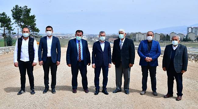 BAŞKAN ÇINAR, ANKARA VE SİVAS YOLU ARASINDA AÇILAN ALTERNATİF YOL GÜZERGÂHINI İNCELEDİ