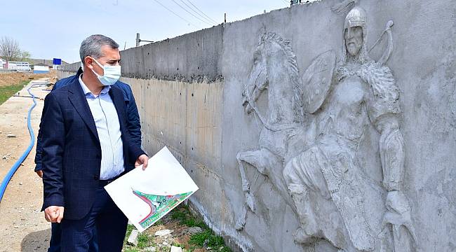 BAŞKAN ÇINAR, BEYLERDERESİ ŞEHİR PARKI PROJESİNDEKİ YATIRIM ALANLARINI İNCELEDİ