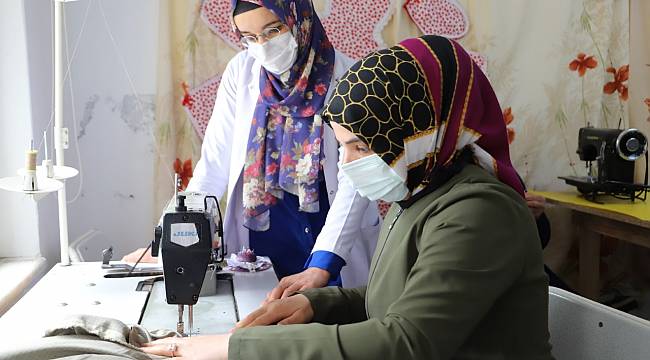  BATTALGAZİ’DE KADINLAR MESLEK ÖĞRENİYOR