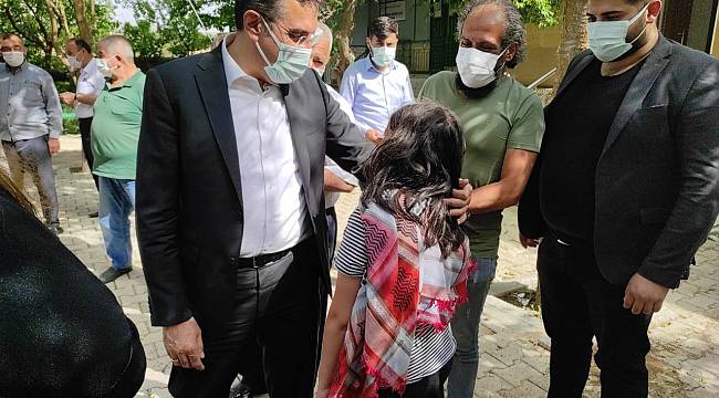 AK Partili Tüfenkci, dondan zarar gören çiftçilerle bir araya geldi