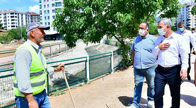 BAŞKAN ÇINAR, ÇİLESİZ MAHALLESİNDE YAPIMI DEVAM EDEN YENİ SOSYAL YAŞAM ALANINI İNCELEDİ