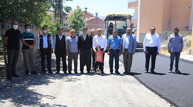 BATTALGAZİ BELEDİYESİ’NDEN 7 SOKAĞA 2 MİLYONLUK YATIRIM