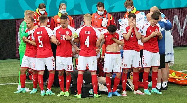 Eriksen’in kalbi durdu, maç tamamlandı!