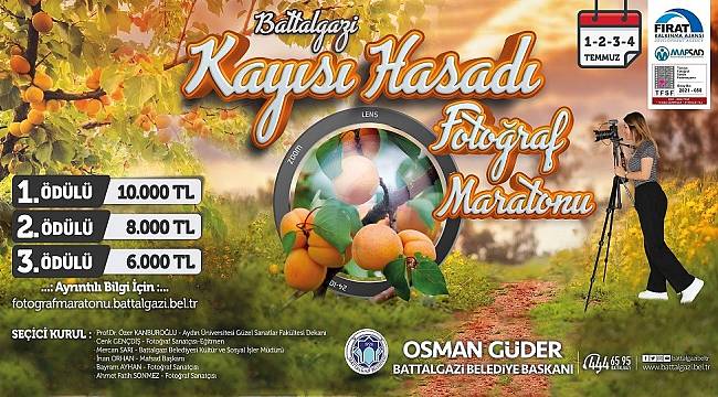 BAŞKAN GÜDER’DEN “BATTALGAZİ KAYISI HASADI FOTOĞRAF MARATONU”NA DAVET