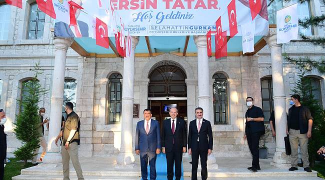 MALATYA KKTC CUMHURBAŞKANI ERSİN TATAR’I AĞIRLADI