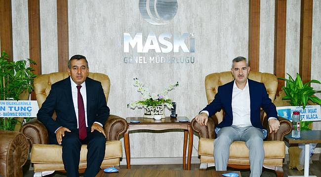 BAŞKAN ÇINAR’DAN MASKİ’YE ZİYARET