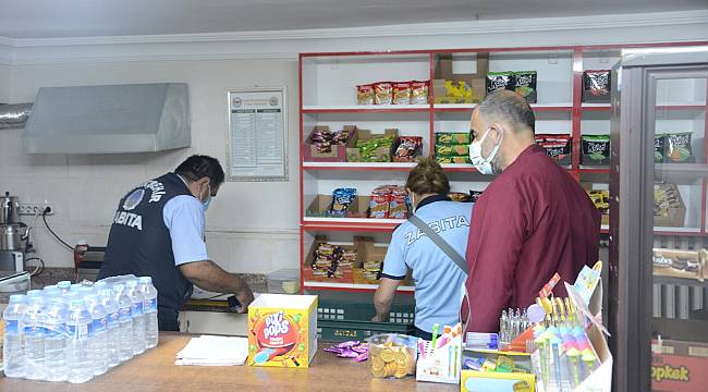 BÜYÜKŞEHİR ZABITA EKİPLERİ OKUL KANTİNLERİNİ DENETLEDİ