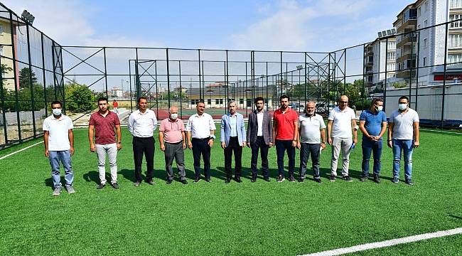 YEŞİLYURT BELEDİYESİ, İNÖNÜ MAHALLESİNE ÇOK AMAÇLI SPOR TESİSİ KAZANDIRIYOR