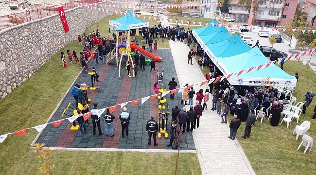 BATTALGAZİ’YE 5 BİN METREKARELİK YENİ BİR PARK DAHA KAZANDIRILDI