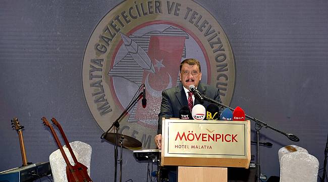 10 Ocak Çalışan Gazeteciler Günü Programına Katılan Başkan Gürkan