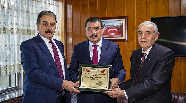 ESKKK Başkanı Evren’i ziyaret eden Başkan Gürkan