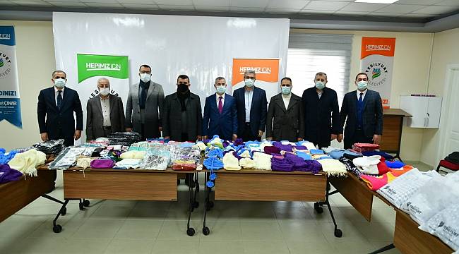 “Yeşilyurt’lu Annelerden Suriyeli Çocuklara Şefkat Eli”