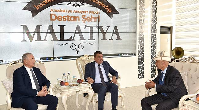 Kırgızistan Cumhurbaşkanı Danışmanı Börübaşov’u kabul eden Başkan Gürkan;