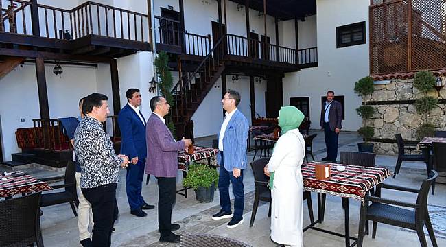 BAŞKAN ÇINAR, İSTANBUL BAŞAKŞEHİR BELEDİYE BAŞKANI YASİN KARTOĞLU’NU MİSAFİR ETTİ