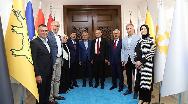 BAŞKAN GÜDER’E AK PARTİ HEYETİNDEN ANLAMLI ZİYARET