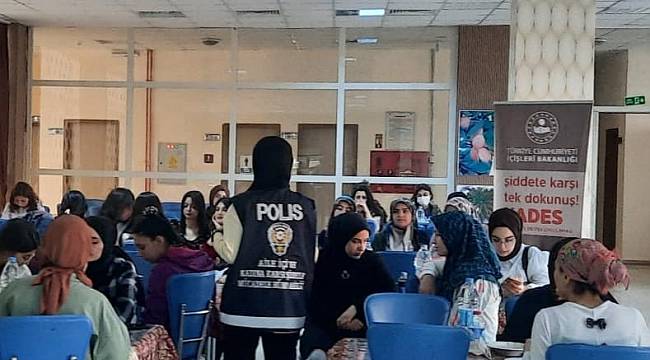 Üniversite öğrencilerine KADES hakkında bilgilendirme yapıldı