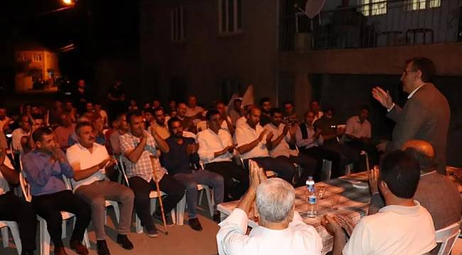 AK Parti MKYK Üyesi ve Malatya Milletvekili Bülent Tüfenkci Orduzu'da vatandaşlarla bir araya geldi