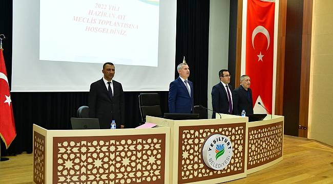 YEŞİLYURT BELEDİYE MECLİSİ HAZİRAN AYI TOPLANTISINI YAPTI
