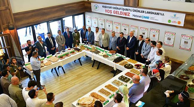 YEŞİLYURT’UN COĞRAFİ İŞARET TESCİL BELGELİ YÖRESEL ÜRÜNLERİNİN TANITIM TOPLANTISI YAPILDI