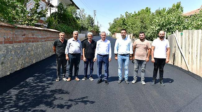 BAŞKAN ÇINAR, GEDİK MAHALLESİNİN YAŞAM SEVİYESİNİ ARTIRAN YATIRIMLARI İNCELEDİ
