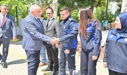 Manisa’da nöbetçi birimlere bayram ziyareti