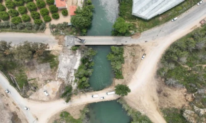 Büyükşehir Belediyesi Naras Köprüsü’nü yeniliyor